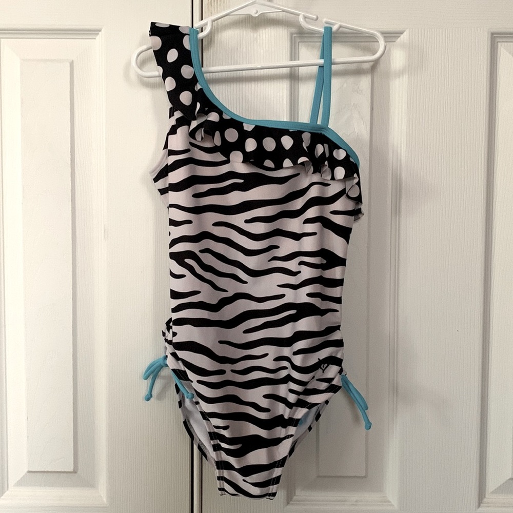 Justice one piece swimsuit; NWOT-never worn; size 10; $12